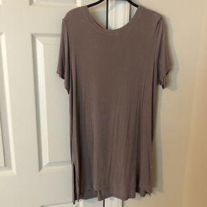 Gray Forever21 Size 0X Ribbed Tunic